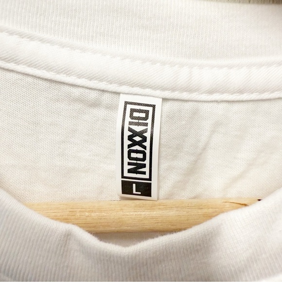 NWOT Dixxon Men's Sturgis Ride Fast White Tee Shirt, Size Large - Picture 3 of 5